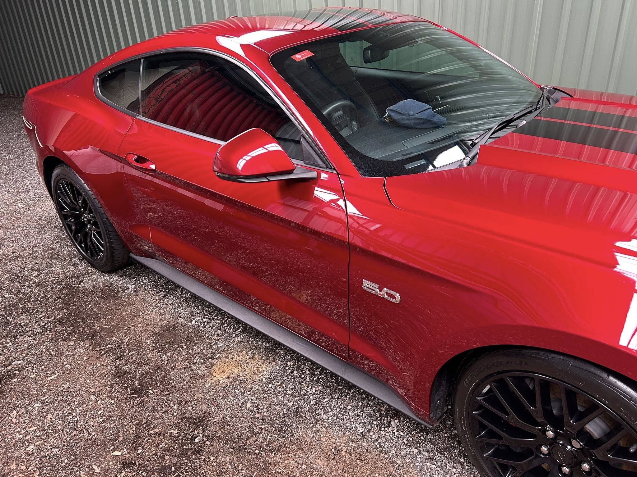 Ford Mustang 5.0 dark ceramic window tint Perth