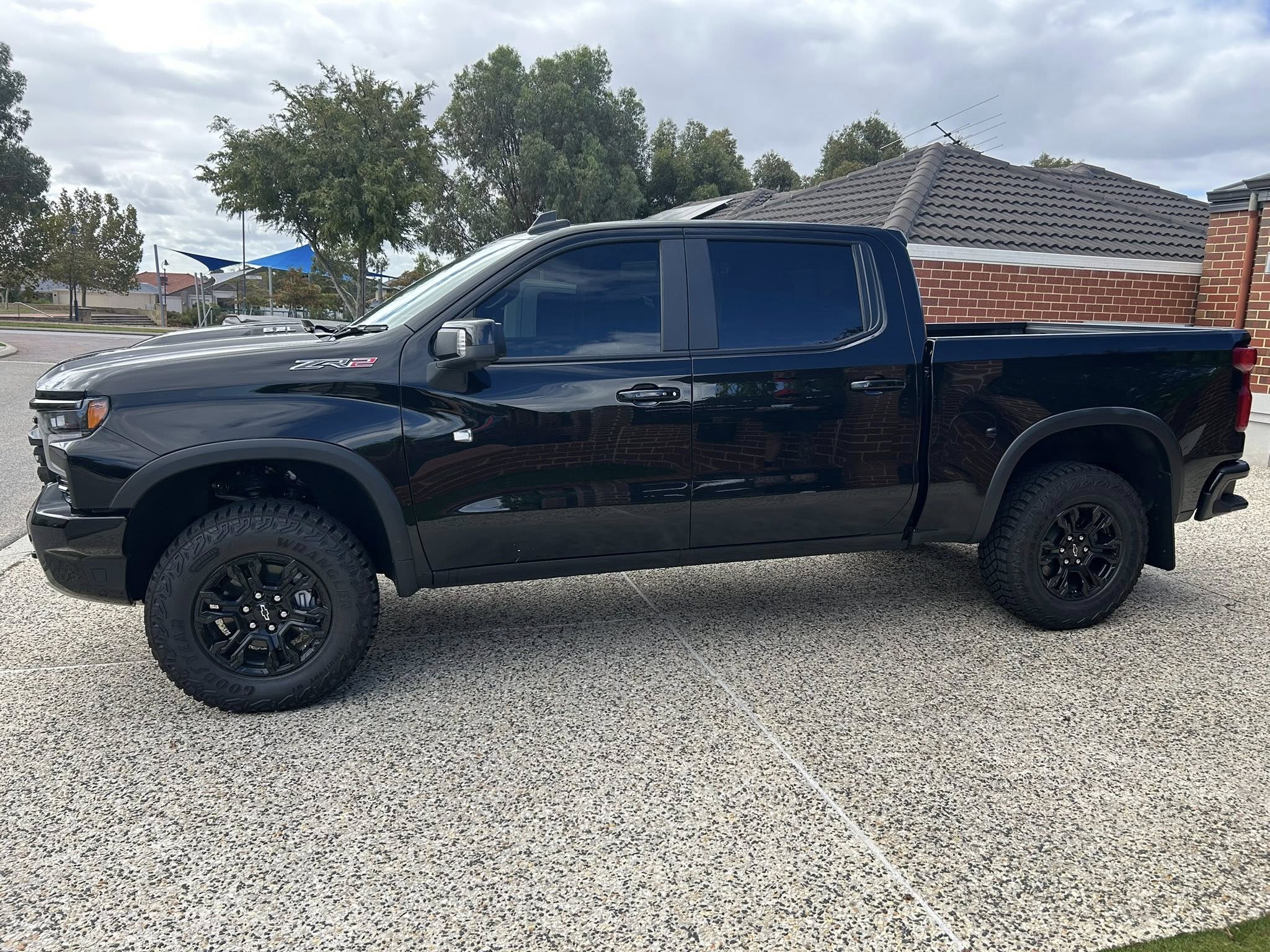 Chevrolet Silverado window tint Perth mobile service