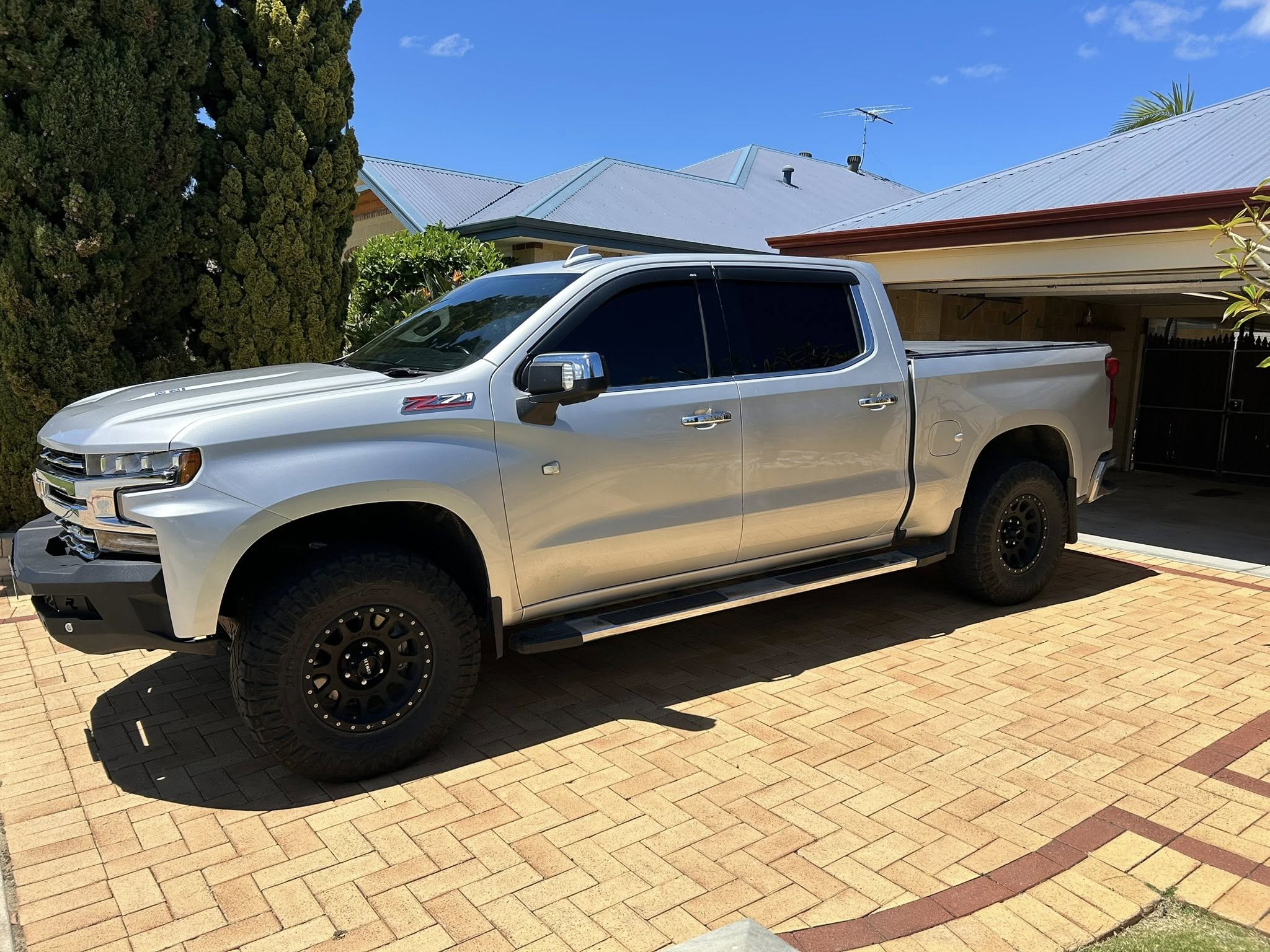 Chevrolet Silverado Z71 LLumar ceramic window tint Perth