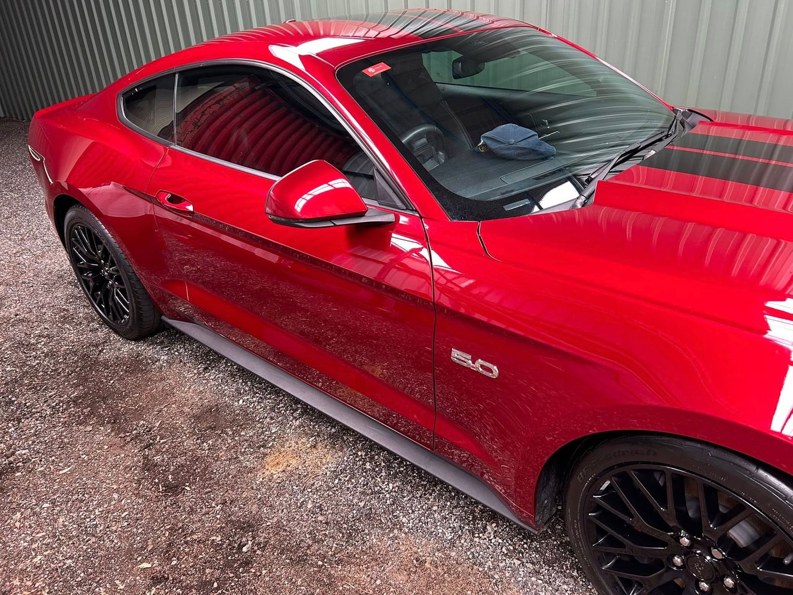 Ford Mustang 5.0 dark ceramic window tint Perth