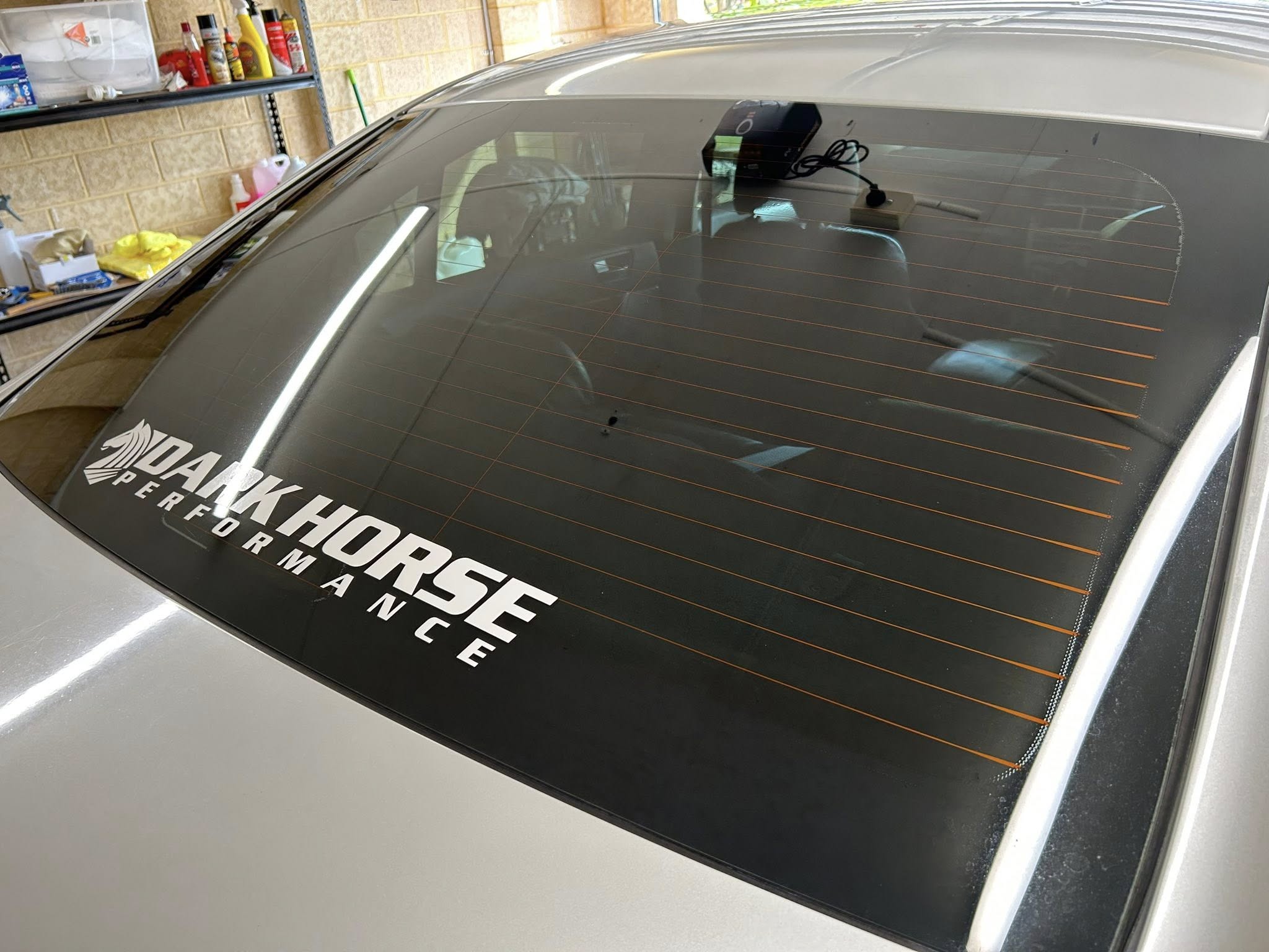 Car window tint replacement after — fresh LLumar ceramic tint Perth